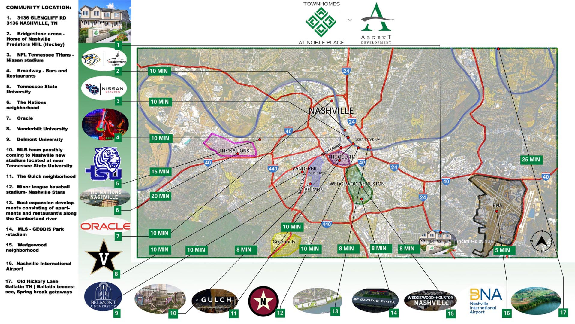Noble Place Proximity Map
